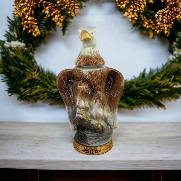 Empty Vintage Jim Beam Eagle Decanter