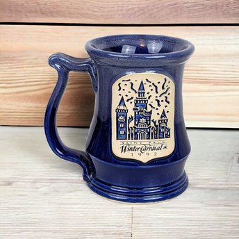 Vintage 1992 Saint Paul Winter Carnival Pottery Mug, Signed by John Deneen