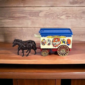 Vintage Lledo Days Gone Circus Horse & Wagon Toy
