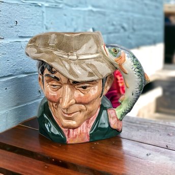 Vintage Royal Doulton 'The Poacher' Character Toby 4" Mug