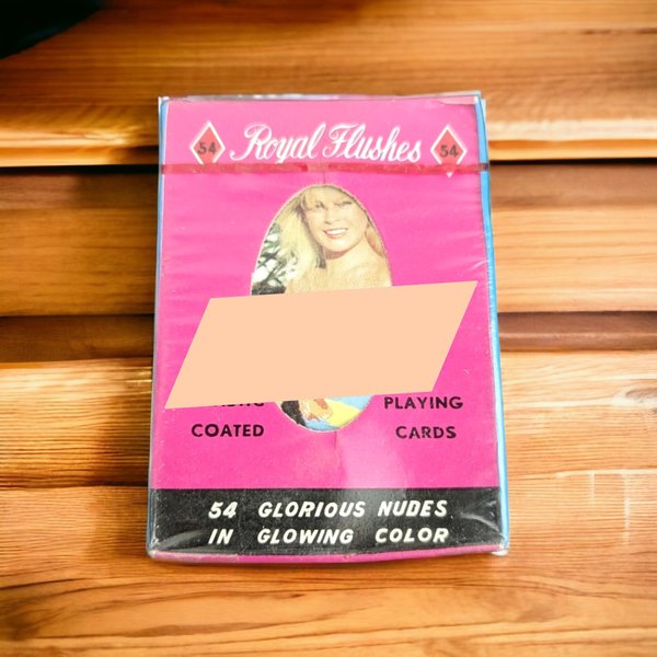 Vintage Royal Flushes Nude Playing Cards: Risqué Card Deck Collectible