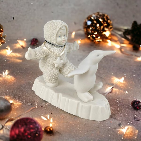 Vintage 2000 Dept. 56 Snowbabies "Perfect Balance" Figurine - Collectible Winter Decor