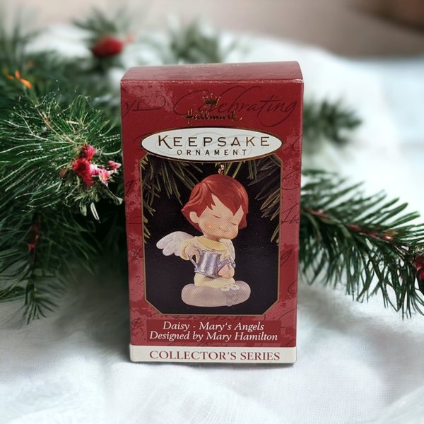 1997 Hallmark Mary's Angels Daisy Ornament - Vintage Collectible Holiday Decor