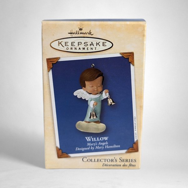 2002 Hallmark Mary's Angels Willow Ornament - Vintage Collectible Holiday Decor