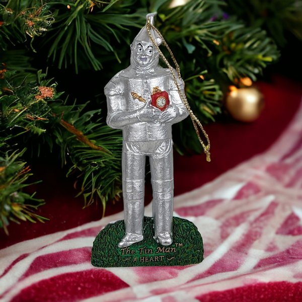 1998 Kurt Adler Wizard of Oz Tin Man Resin Ornament: Heartfelt Holiday Magic