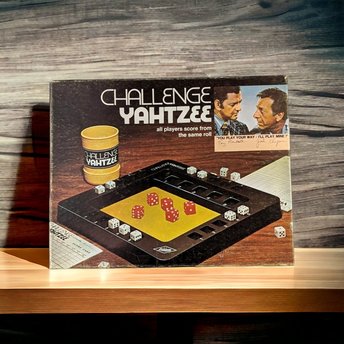 Vintage 1974 Milton Bradley Challenge Yahtzee Game