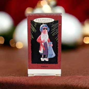 1993 Hallmark Maxine Ornament: Vintage Sass and Holiday Cheer for Your Tree!