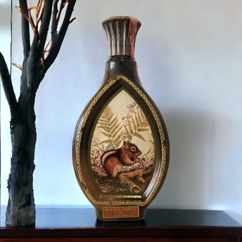 Vintage Jim Beam Chipmunk Whiskey Decanter Bottle