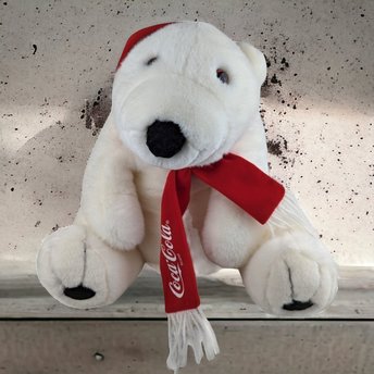 1993 Coca-Cola 13" Plush Polar Bear