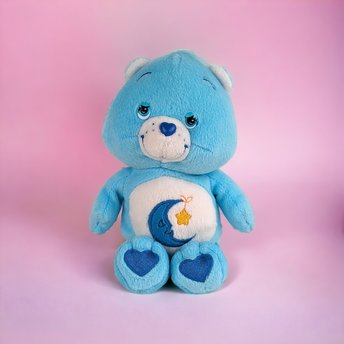 2002 Care Bears 8" Bedtime Bear Plush Toy - Cuddly and Collectible
