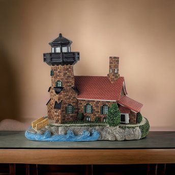 Vintage Scaasis Lighthouse Village Collectible Piece - Coastal Nostalgia