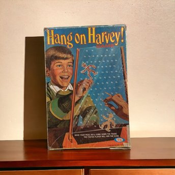1969 Ideal Hang On Harvey Game, Missing a Couple of Pegs