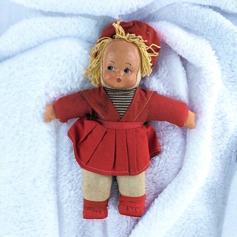 Fair Condition 1920s Sawdust Sailor Girl Doll