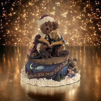 Vintage Boyd's Bears Twas The Night Before Christmas Music Box