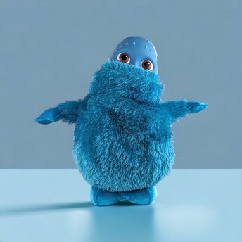 2004 Ragdoll Blue Boobah Dancing Toy