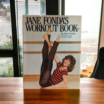 1981 Jane Fonda's Workout Hardcover Book