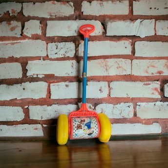 1963 Fisher Price #757 Push Chime Toy