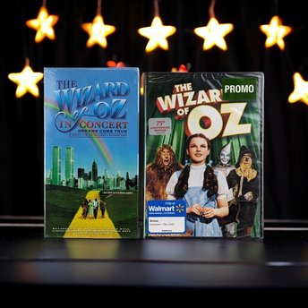 Vintage Wizard Of Oz Set, DVD Concert and VHS Movie
