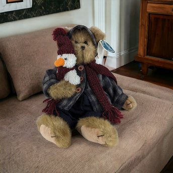 Vtg Bearington Jack and Frost Plush 13" Teddy Bear