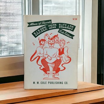 1944 Barber Shop Ballands Cole Edition Music Book
