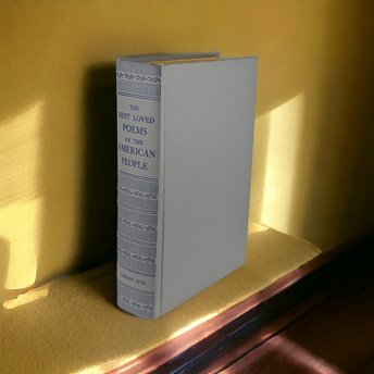 1936 Best Loved Poems of the American People Hardcover Book