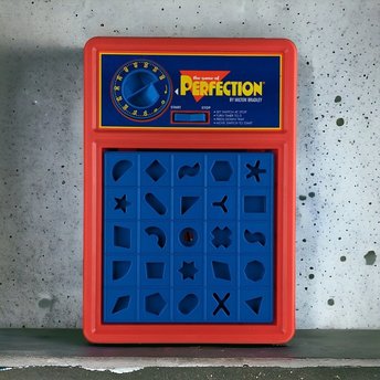 1990 Milton Bradley Perfection Game, No box