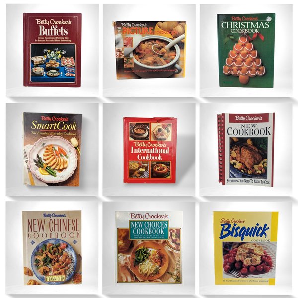 Vintage Betty Crocker Cookbooks | Your Choice | 1980s & 1990s Editions