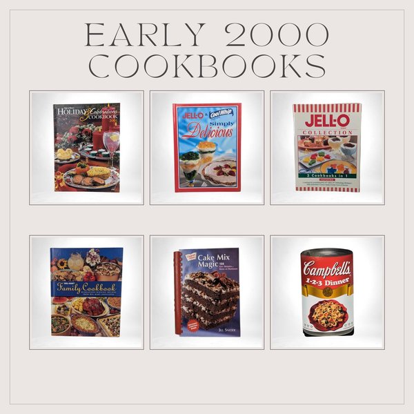 Vintage Early 2000s Cookbook, Your Choice