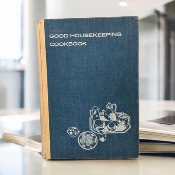Vintage 1963 Good Housekeeping Cookbook | Retro Recipes | Mid-Century Kitchen Decor