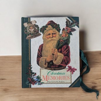 Vintage 1998 Christmas Memories Photo Album | Unused Holiday Photo Album | Scrapbooking