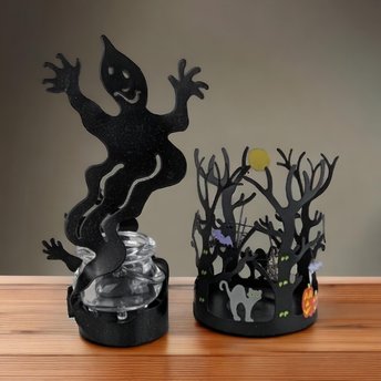 Vintage Partylite Candle Holders, Shadowdancers and Ghost Trees