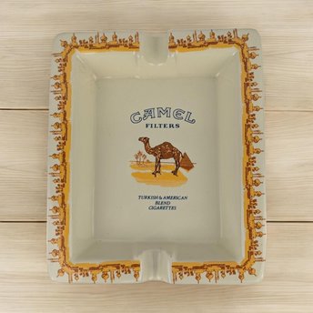 Vintage 1996 Camel Brand Cigarettes Ceramic Ashtray | Retro Decor | Collectible | Barware