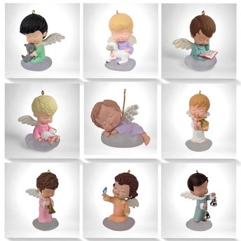 Hallmark Mary's Angels Ornaments | Angel Ornaments | Daphne, Violet, Joy, Sweet Pea, Iris, Chrysantha, Heather, Camellia, Willow