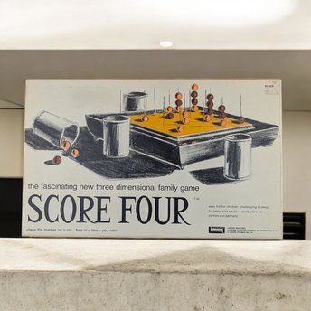 Vintage 1970s Lakeside Score Four Game | Retro Board Game | Family Game Night | Classic Strategy Game | Missing Pegs