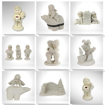 Vintage Department 56 Snowbabies Figurines - Angels, Candle Holders, Snowman, Winter Decor, Collectible Figurines