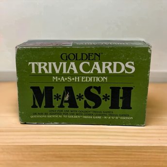 Vintage 1984 MASH Trivia Cards | Complete Set | Golden Trivia Game | TV Show Memorabilia | Retro Game | 80s Nostalgia Gift