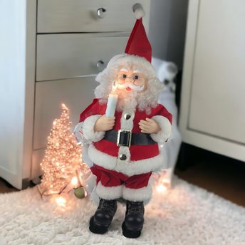 Vintage Telco Motion-ette Santa Claus Animated Figure, Light Up Christmas Decor,  Holiday Decor,  Collectible Santa, 18" Tall