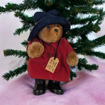 Vintage 1986 Eden Paddington Bear,  5 inch Paddington Bear Figurine,  Collectible Paddington Bear,  Children's Book Character