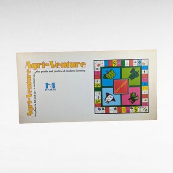 Vintage 1974 Agri-Venture Board Game | Complete with Instructions | Farming and Economics Game | Educational Game