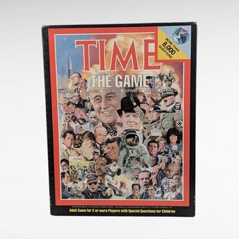 Vintage 1983 Time Magazine Trivia Board Game, Complete, Retro Game, Family Game Night, 80s Nostalgia, Gift for Trivia Buff