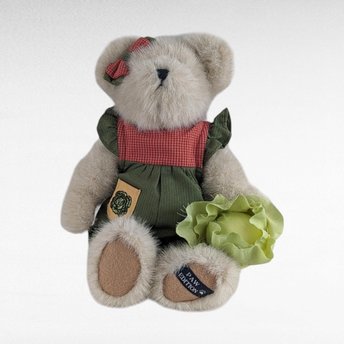 Boyds Bear, Letti McVeggie, Plush Bear, 10" Bear, Collectible Bear, Plush Toy, Gift for Collector