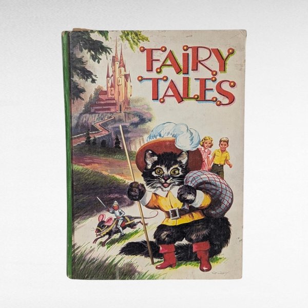 1950 Fairy Tales, Illustrated Children's Book, Hardcover Fairy Tales, Vintage Children's Book,  Katharine Gibson, Isobel Read