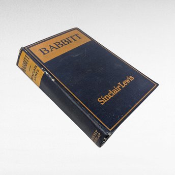 1922 Babbitt by Sinclair Lewis | First Edition | Hardcover Book | Antique Literature | Illustrated | Classic American Novel