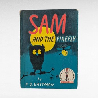 1958 Sam and the Firefly | P.D. Eastman | Vintage Children's Book | Beginner Books | Early Reader