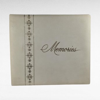 Vintage Photo Album, Large Memories Album, Scrapbook Album, 8x10 Photo Album, Gift for Mom, Family Photo Album