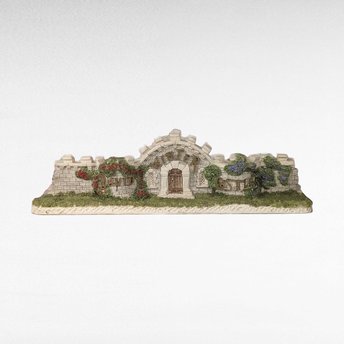 1994 David Winter Cottages "The Castle Wall" | Vintage Collectible | Architectural Figurine