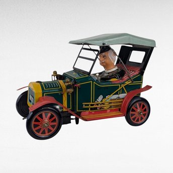NON WORKING Vintage Mystery Action Tin Car, 1960s Japanese Toy, Collectible Toy Car, Battery Operated, Display Piece, Gift for Collector