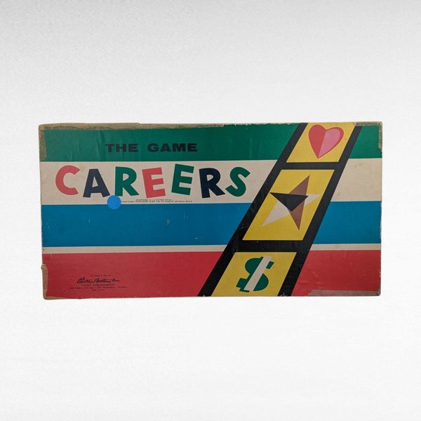 Vintage 1955 Careers Board Game | Parker Brothers | Retro Board Game | Family Game Night | Collectible Game