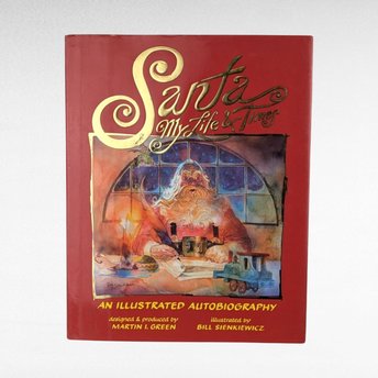 1998 Avon Books Santa 'My Life and Times' Illustrated Autobiography, Martin Green. 