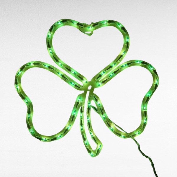 Vintage 50 Light Shamrock Light - Indoor/Outdoor - St. Patrick's Day Decor - Irish Decor - Green Shamrock Decoration